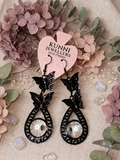 Butterfly crystal earrings